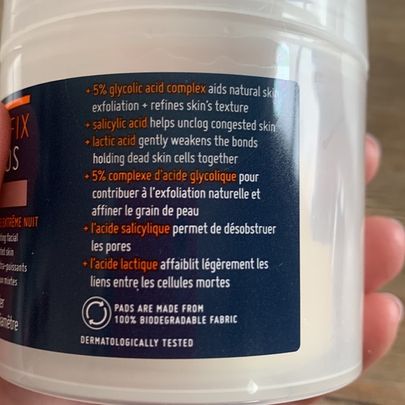 NEW in sealed container. Exfoliating night pads - Picture 3 of 4